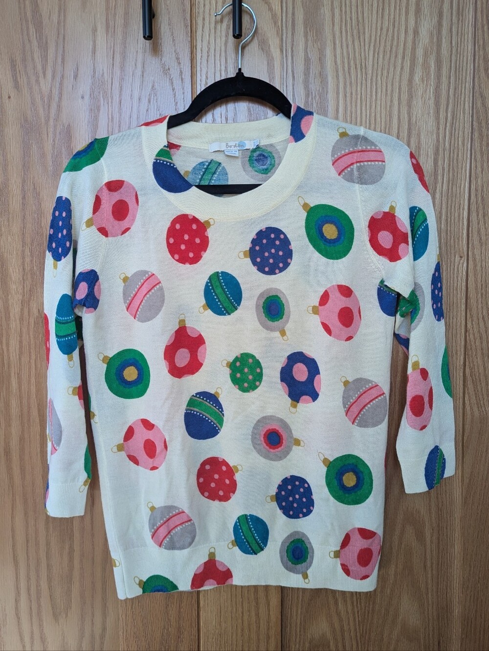Boden Festive Fun Jumper Sweater Ornament Pattern Size 6 US